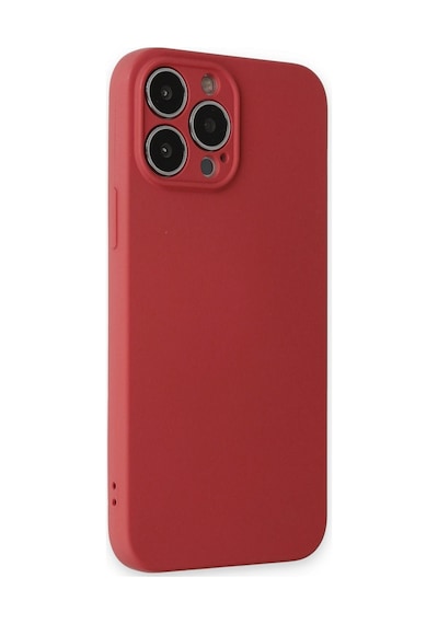 Apple iPhone Uyumlu 13 Pro Kılıf Nano İçi Kadife Silikon - Kiremit Ym327927
