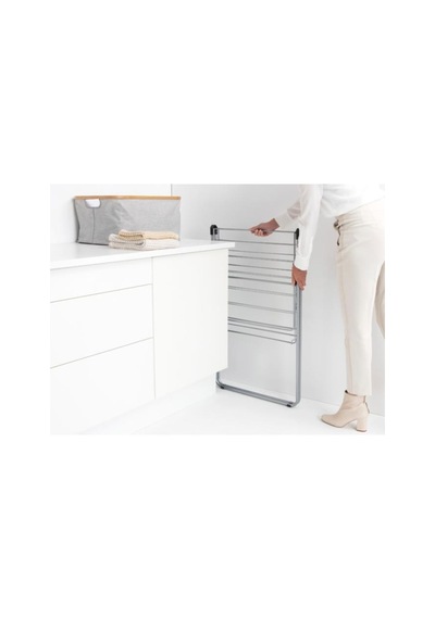 Brabantia Metalik Gri Çamaşır Kurutma Askısı-15 Metre Metalik Gri
