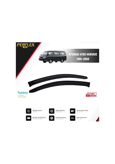 Cam Rüzgarlığı V2 Düz Hyundaı H100 Mınıbus 1994-2008