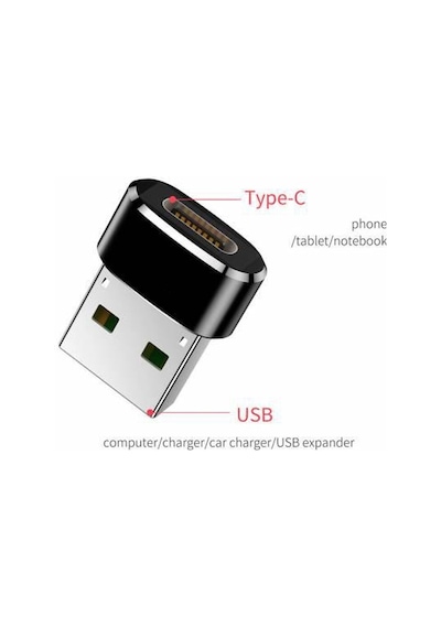 2.0 Type C To Usb Dönüştürücü Mini Otg Çevirici