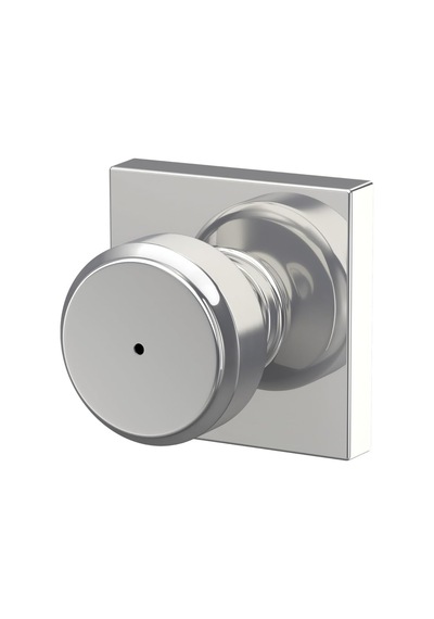 F40 Bwe 625 Col Bowery Topuz Collins Trim Yatak Ve Banyo Gizlilik Kapı Kilidi, Parlak Krom