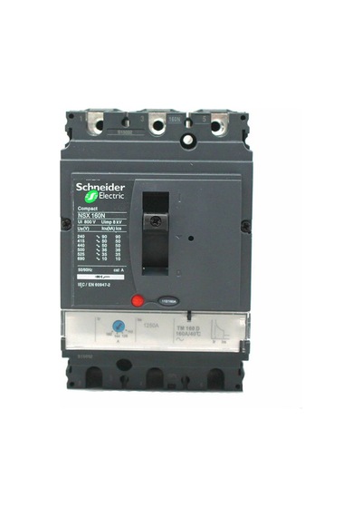 Schneider Lv430841 ,nsx160n 3-faz/125a/50ka Ayarsız Kompakt Şalter