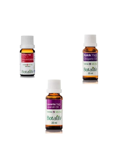Botalife Kekik Yağı 20 ML + Lavanta Yağı 20 ML + Çay Ağacı Yağı 10 ML