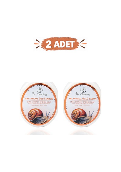 Dr.cleanıng - 47 - - Salyangoz Özlü Sünger Sabun 135 Gr - 2 Adetlık - Shophnrl - Set Ürün Diğer