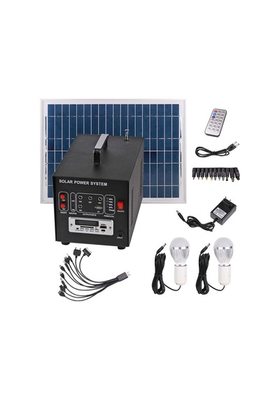 Retro 150w Solar Taşınabilir Güneş Enerji Sistemi-13857
