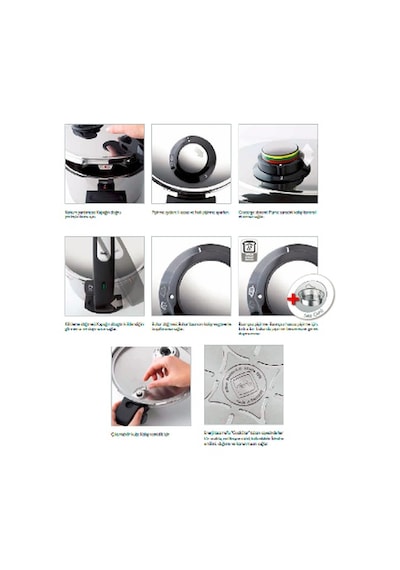 Fissler Vitavit Premium 6 Parça 8 L 4 L Düdüklü Tencere Seti