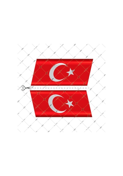 Bay Etiket Rfhlm64 Reflektif Ay Yildiz Sticker Simetrik 2Li Set