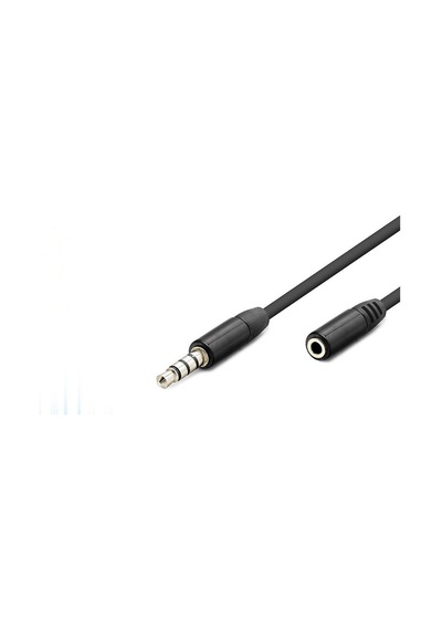 3.5 Mm Trrs Aux Uzatma Kablosu 3 M - Siyah Hdx1011 Evimdeyokyok