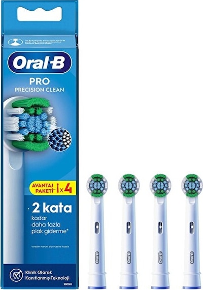 Oral-b Eb20 Precision Clean X- Fiilament 4'lü Yedek Başlık