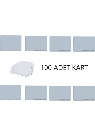 Sonex 100 Adet Manyetik Kart - Göstergeç Proximity Kart