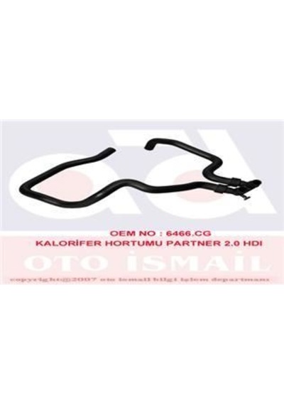 IBRAS 17653 KALORİFER HORTUMU PARTNER / BERLINGO DW10TD