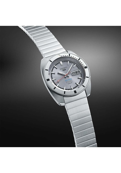 Seiko 5 Sports Srpl03k Erkek Kol Saati Gümüş