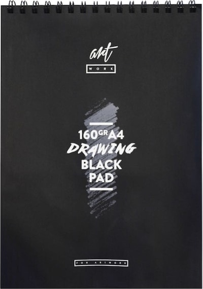 Artwork Siyah Blok Defter 50 Sayfa 160 Gr A4