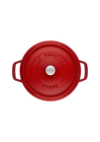 B La Cocotte Döküm Tencere Yuvarlak 24 Cm Kırmızı Renkli Çok Renkli