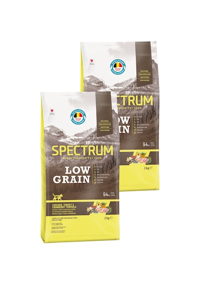 Düşük Tahıllı Tavuklu Hindili Ve Yaban Mersinli Yavru Kedi Maması 2 X 2 Kg