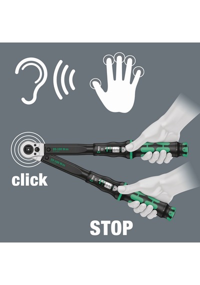 Wera C-t C2 R/l 20-100nm İtmeli Kare Torkmetre 05075625001