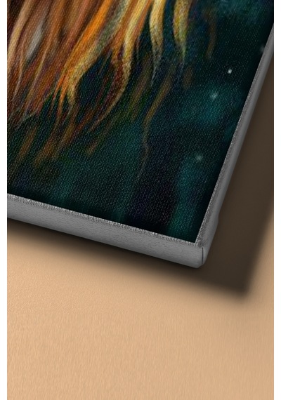 Webstyle Sayılarla Boyama Seti Kasnaklı Üzgün Aslan 40 X 50 Cm