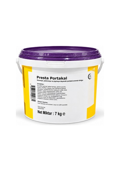 Zeelandia Presta Portakal Aromalı Dolgu 7 Kg