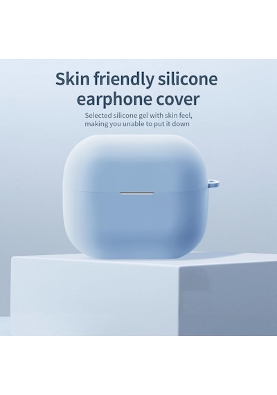 Samsung Galaxy Buds 3 Kılıf Askı Aparatlı Mat Silikon Siyah