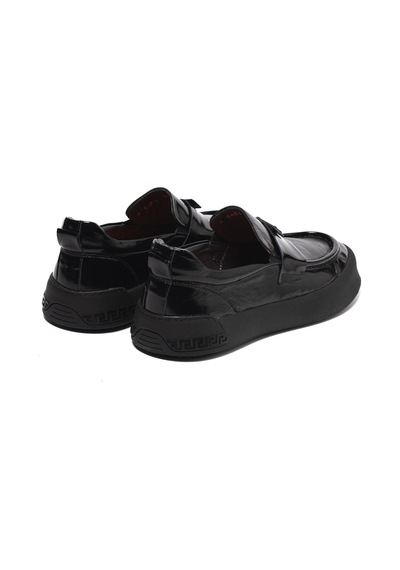 Black Wrinkled Oxford Klasik Erkek Diğer Ka-26y-alfa5405 John May Munıh Shoe Siyah