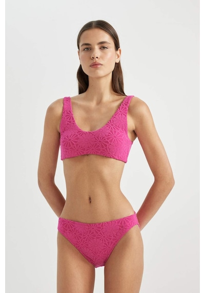 DeFacto Regular Fit Çiçekli Bikini Altı-Fall in Love B6902AX24SMPN615