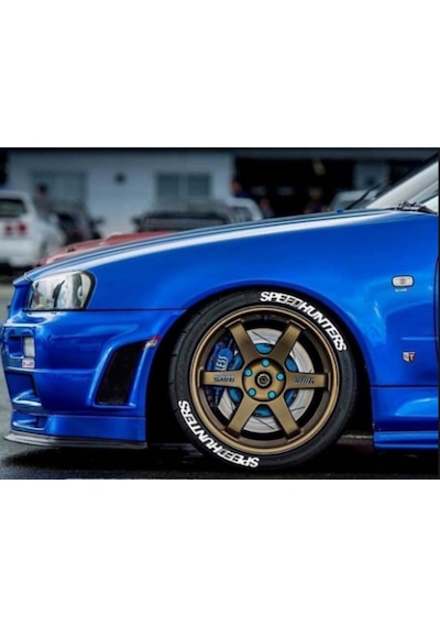 Lastik Yazısı 8Xli Speedhunters 1.Sınıf Kalite Solmaz Stıker (346743788)