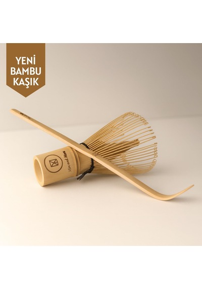 El Yapımı Matcha Kaşığı Chashaku çok renkli