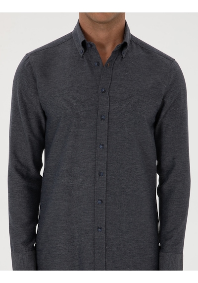 Pierre Cardin Erkek Lacivert Gömlek Desenli 50316768-vr033 Lacivert
