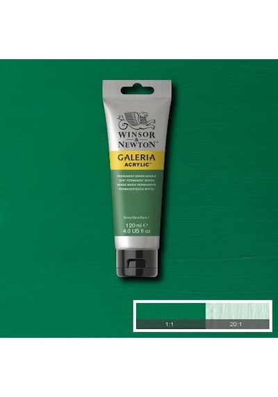 Winsor & Newton Galeria Akrilik Boya 120 Ml. 484 Permanent Green