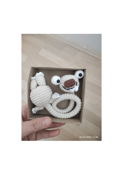 Amigurumi Sid Uzun Boyunlu Direksiyon Aksesuarı Telli