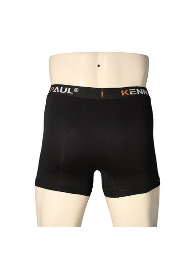 Kenn Paul Erkek Siyah Premium Modal Boxer Yumuşak Kumaş Modern Boxer Siyah