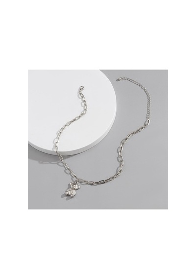 So-much Vıp Ayı Figürlü Silver Kolye-7 Gümüş - 225998375 Gümüş - 225998375 Gümüş