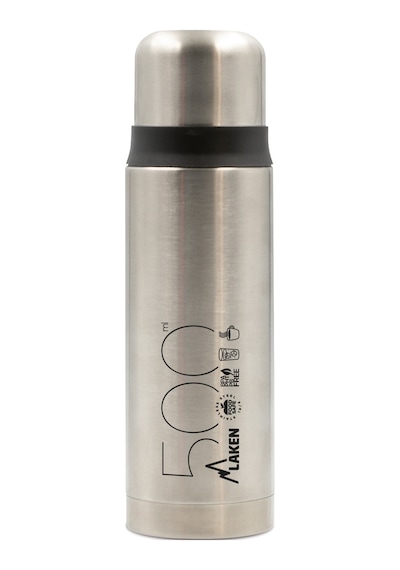 Laken Steel Thermo Lıquıds Flask 0,5L - Metal Gri