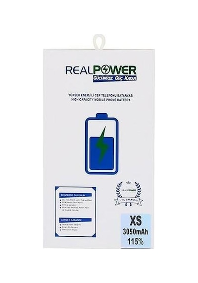 Realpower Apple Uyumlu iPhone Xs Batarya
