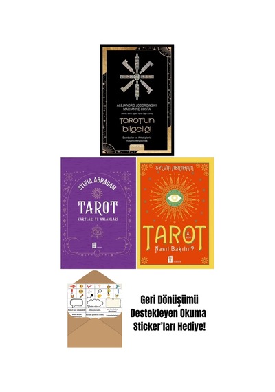 Tarotun Bilgeliği + Tarot Kartları Ve Anlamları + Tarot Nasıl Bakılır + Okuma Sticker'ları