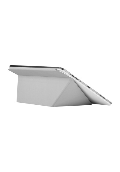 İpad Pro 11 2024 Uyumlu Pitaka Folio 3 Kalem Bölmeli Standlı Kılıf Beyaz Kapaklı Kılıf