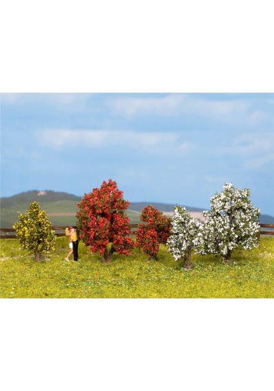 Noch 25420 Çiçekli Çalılar, 3-4 Cm. 5 Adet, Diorama Malzemesi-59359