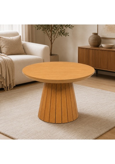 Ganni Home Alora Orta Sehpa Meşe Meşe Gürgen İskeletli, Yuvarlak Tablalı Dekoratif Çıtalı Modern Tasarım Meşe-meşe Ganni Home Alora Orta Sehpa Meşe Meşe Gürgen İskeletli, Yuvarlak Tablalı Dekoratif Çıtalı Modern Tasarım Meşe-meşe