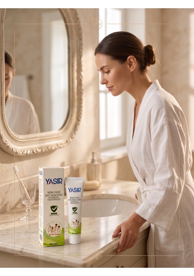 Kokusuz Diş Macunu Aromasız 50 Ml Günlük Ağız Bakım Macunu Diş Hassasiyeti