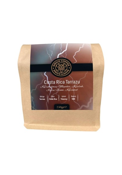 Sirius Premium Kahve Costa Rica Tarazu 250 Gr - Çekirdek Aeropress