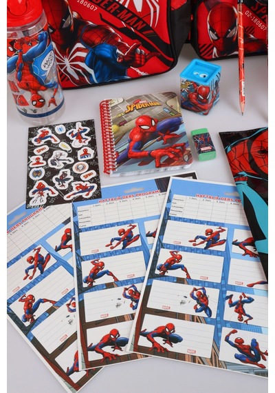X Dekomus Lisanslı Spiderman Gamevers Collection Kırtasiye Seti & Okul,kalem Ve Termoslu Beslenme Çantası,beslenme Kabı,matara Seti 165-Koyu Yeşil