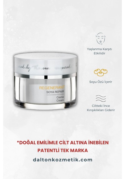 Kuru Ciltler Için Soya Özü Içeren Yaşlanma Karşıtı Regenerant Krem - 56790841