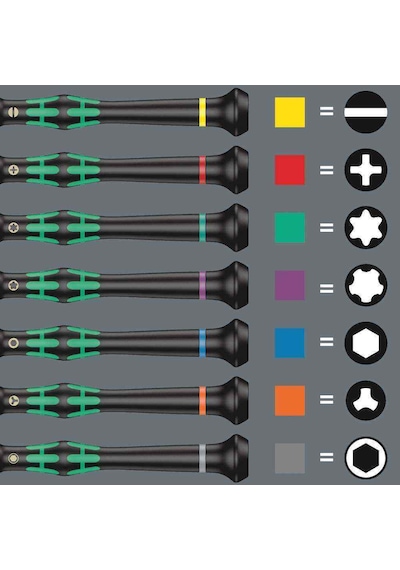 Wera Kraftform 25 li Mikro Tornavida Set 05134000001
