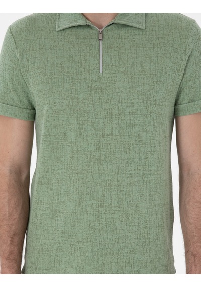 Pierre Cardin Erkek Açık Haki Tişört 50302586-vr183 Açık Haki
