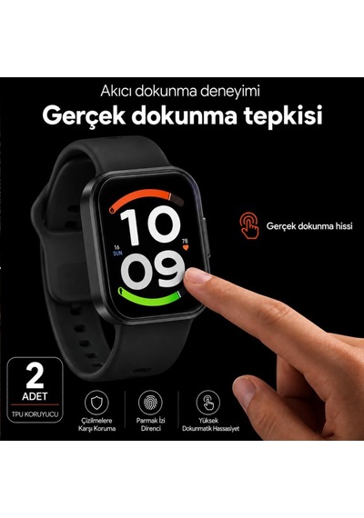 Xiaomi Redmi Watch 6 Active İle Uyumlu Ekran Koruyucu Tpu, Tam Kaplayan Akıllı Saat Koruması 2 Adet, Çizilmeye Dayanıklı Şeffaf Koruma