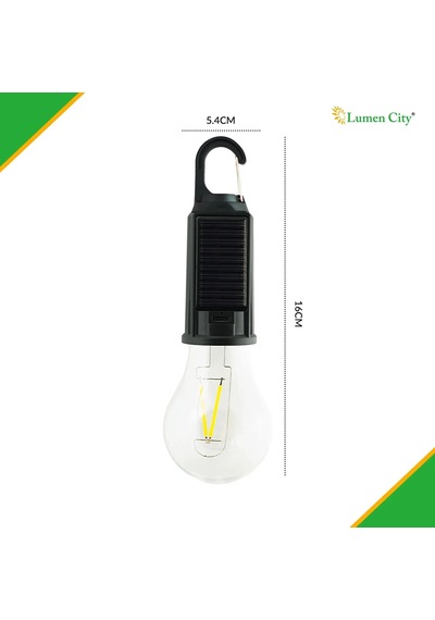 Solar Güneş Enerjili Led Ampul 3 Modlu Uzaktan Kumandalı Solar Camping Lamp 4801 Çok Renkli