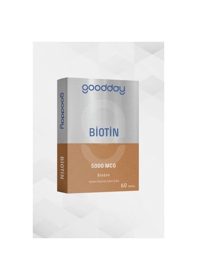Goodday Bıotın Iceren Takvıye Edıcı Gıda Tablet 5000 Mcg 60 Tablet