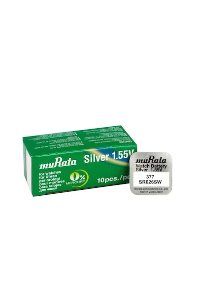Murata 377 SR626SW 1.55V Saat Pili 10'lu