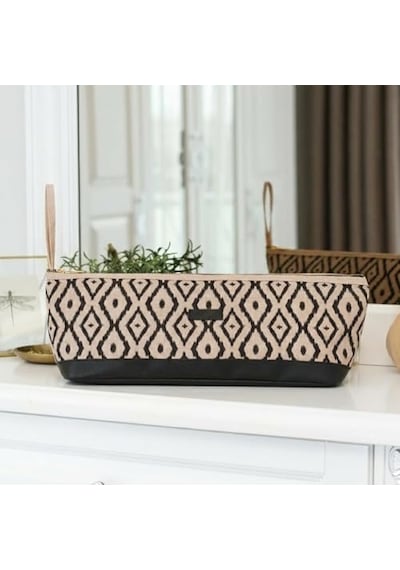 Orret Home Bohem Desen Saç Şekillendirici Organizer Çantası Isıya Dayanıklı Maşa Ve Düzleştirici Taşıma Kılıfı, Fermuarlı, Seyahat İçin Pratik Güzellik Aleti Çantası
