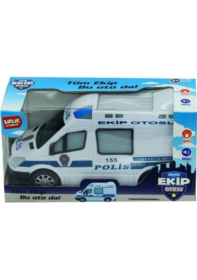 Pilli Işıklı Sesli Ekip Otosu